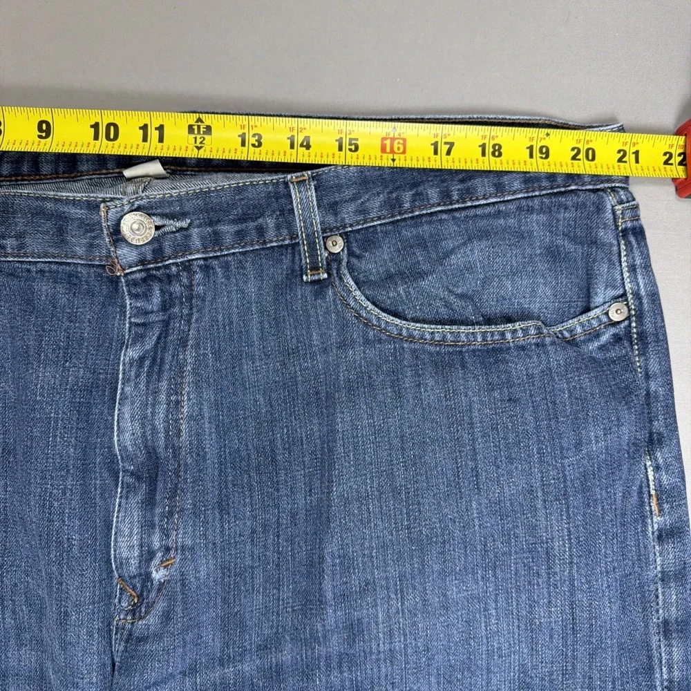 Banana Republic Mens Straight Leg Blue Medium Wash Denim Jeans‎ 40x32